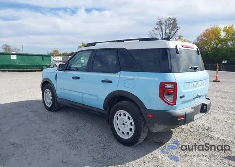 2025 Ford Bronco Sport Heritage из США, поврежденный, VIN 3FMCR9GN0SRE56183